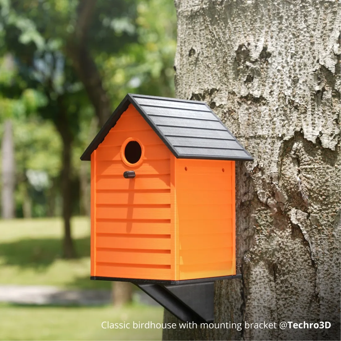 Bambu PETG HF 3D printed birdhouse outdoor weather resistant