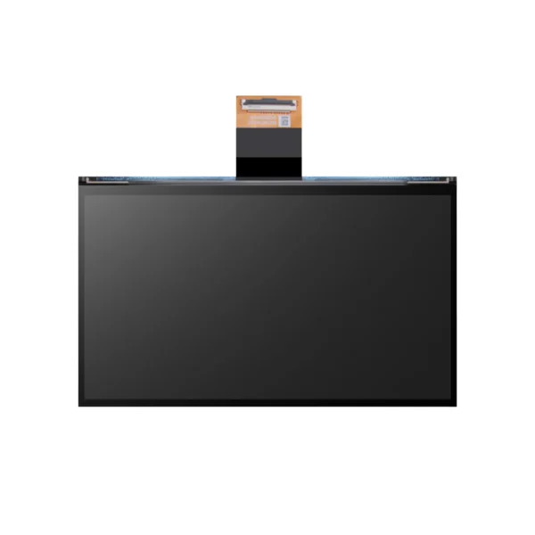 Elegoo Monochrome 12K LCD replacement screen for Saturn 4 / 4 Ultra, front view on white background with attached ribbon cable