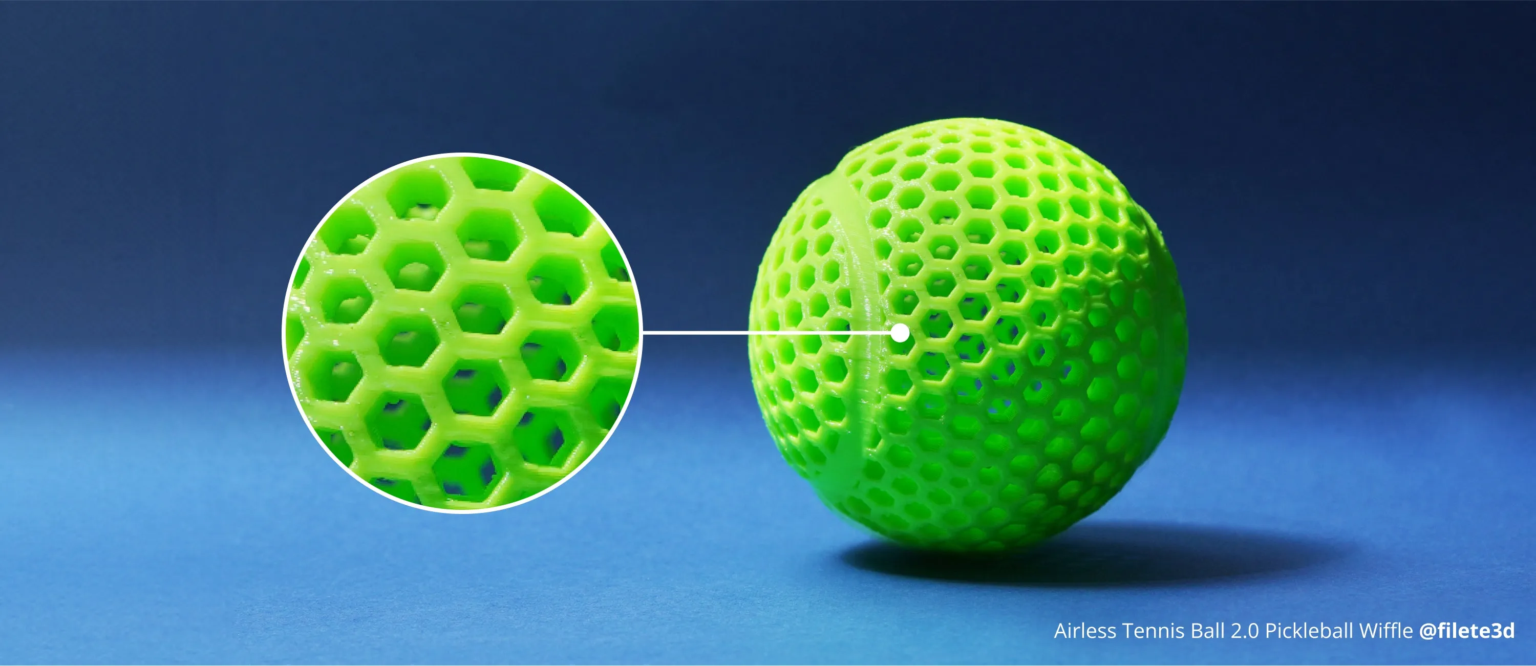 Bambu TPU for AMS filament printed honeycomb ball demonstrating elastic deformation and flexible lattice structure
