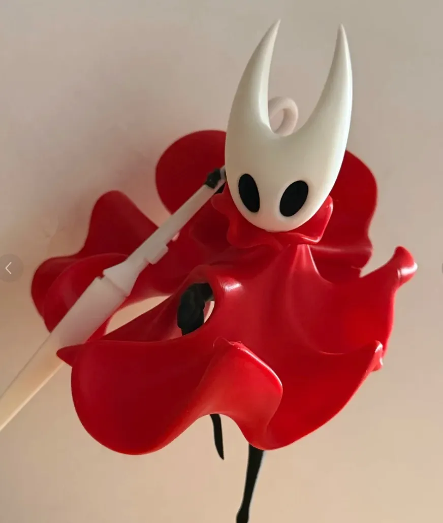 Character figure with ivory white head printed using Bambu Lab PLA Matte Ivory White Filament with Spool Color Code 11100 featuring a smooth matte finish