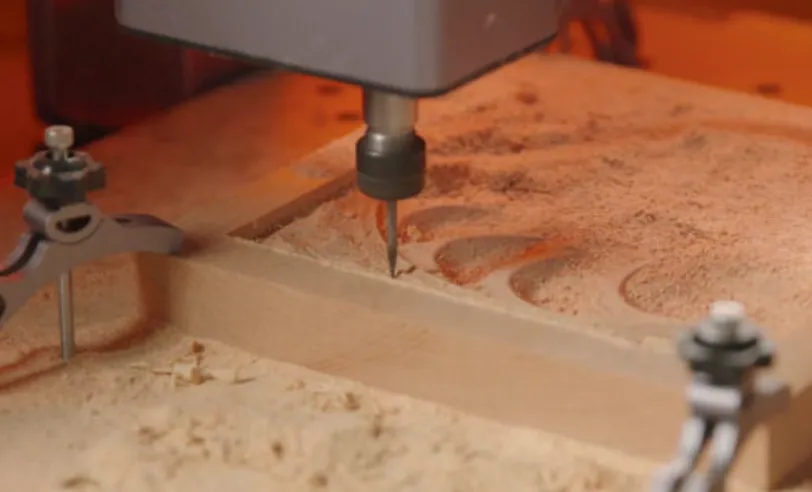 Snapmaker Artisan CNC module carving wood board