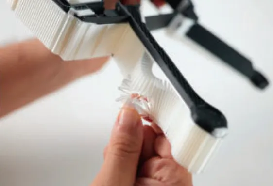 Snapmaker Artisan breakaway support removal from 3D printed model