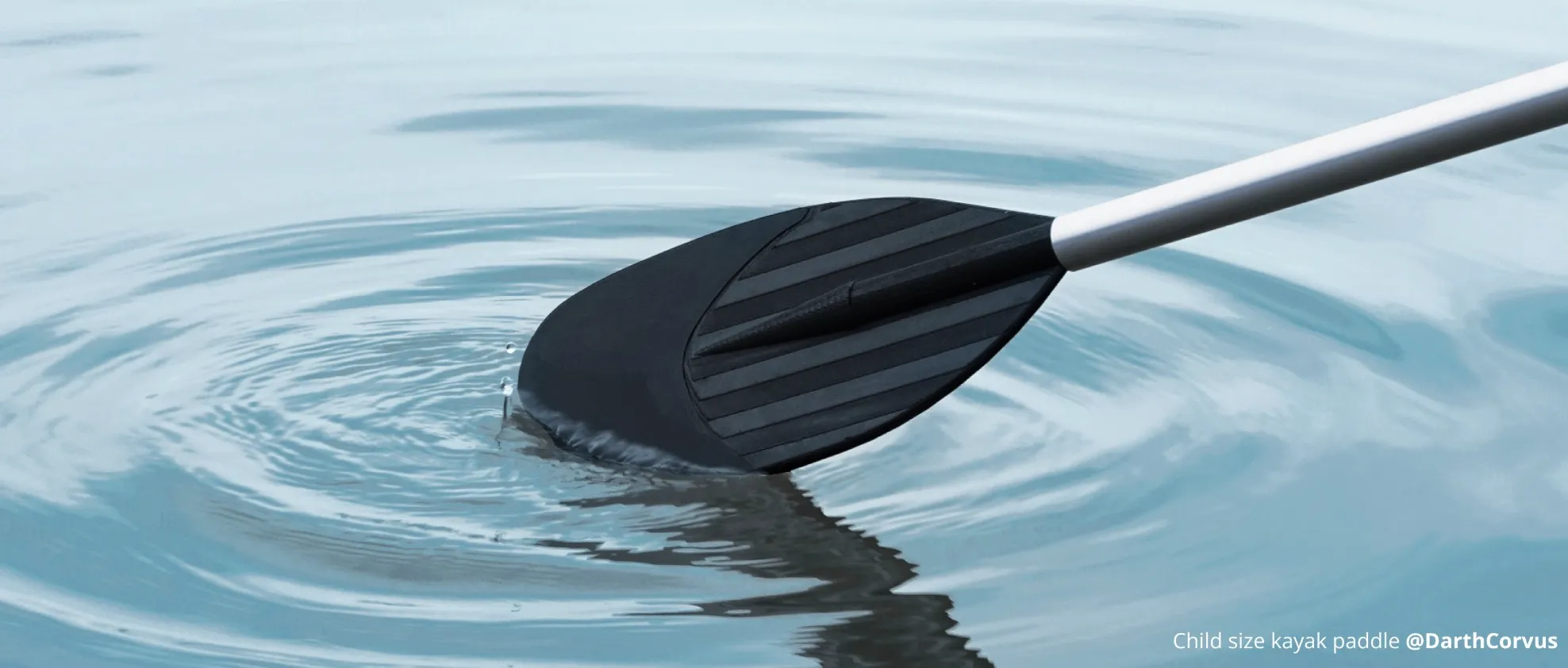 child size kayak paddle 3D printed using Bambu PPA-CF Black Filament carbon fiber reinforced 3D printing filament Color Code 73100