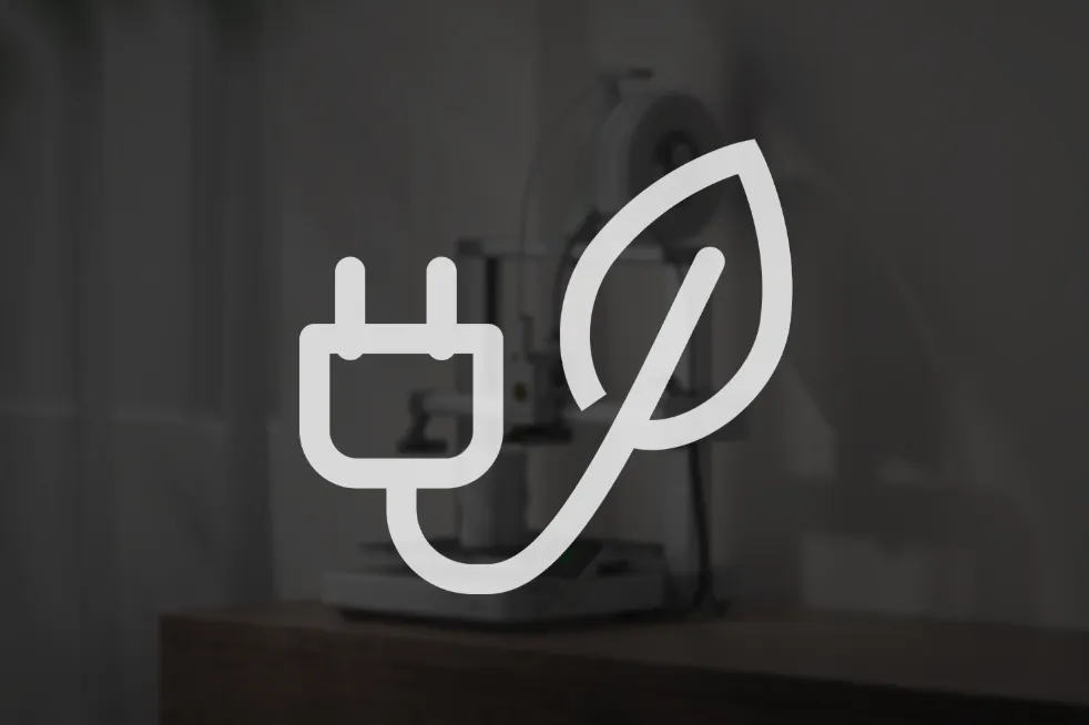 energy saving icon representing low temperature printing on Bambu Cool Build Plate SuperTack