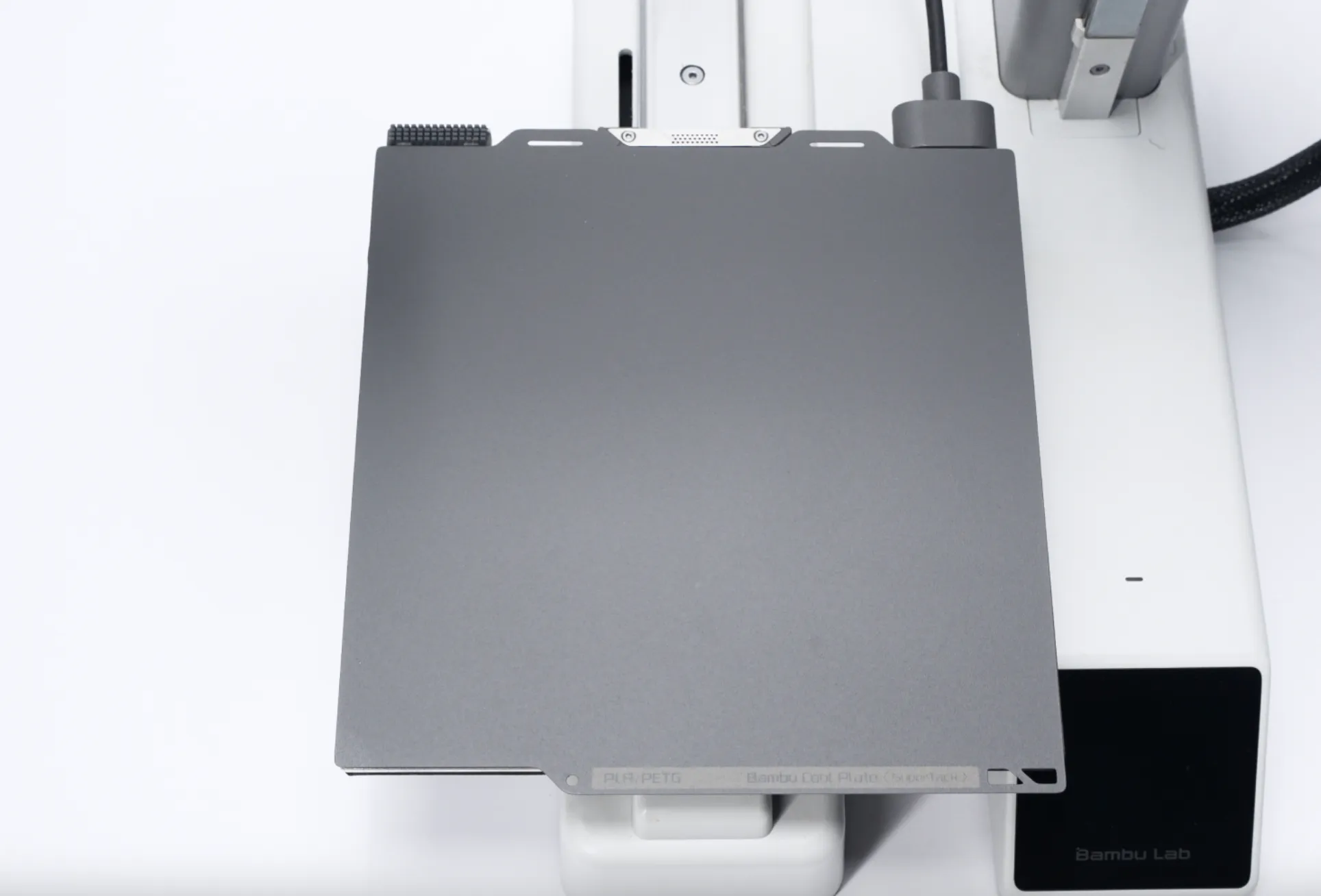 Bambu Cool Plate SuperTack installed on A1 Mini 3D printer magnetic build platform