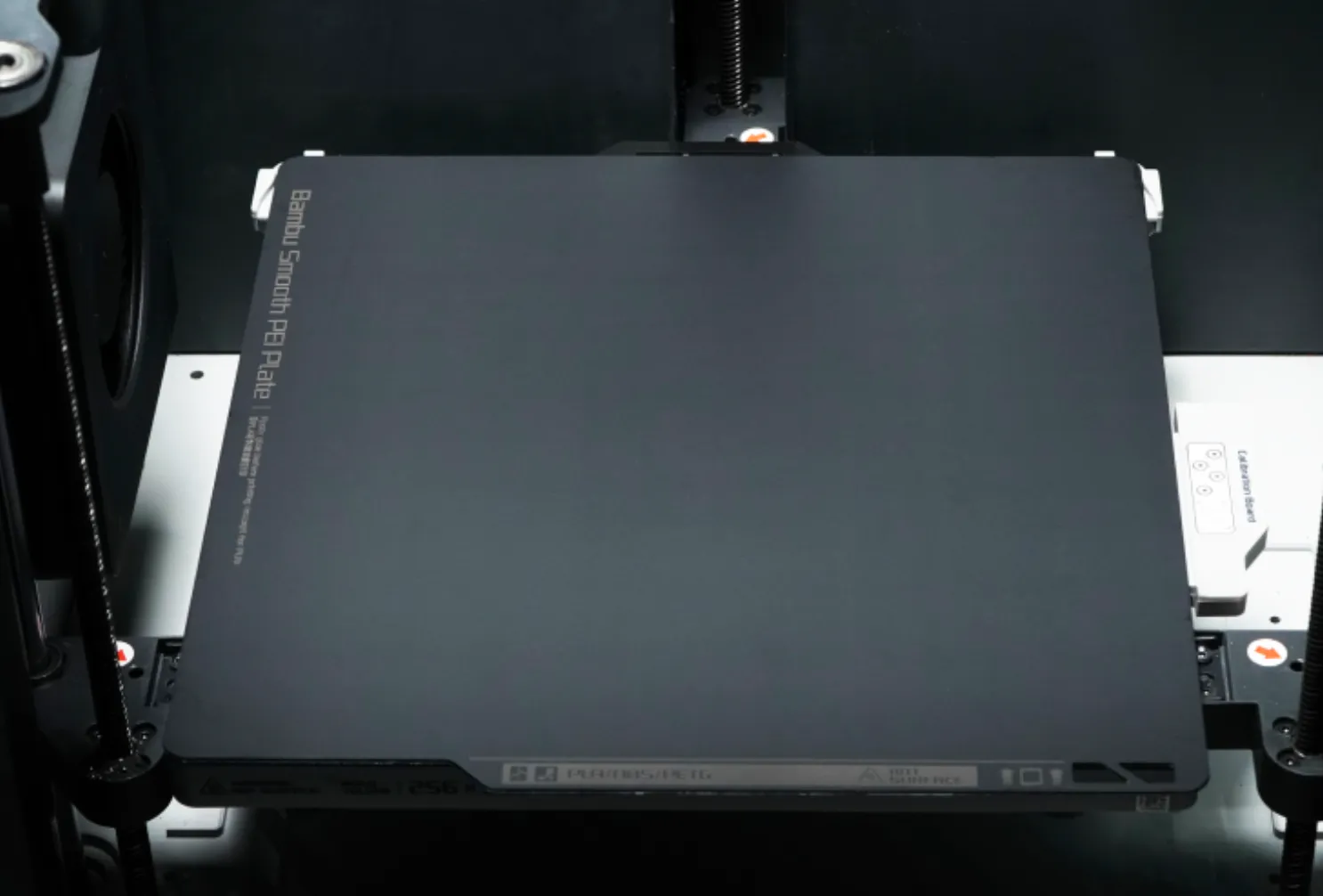 securing Bambu Dual-Texture PEI Plate onto magnetic platform for A1 P1P P1S X1C X1E installation step 2