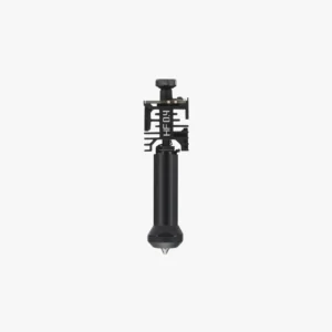 Bambu H2C induction right high flow hotend with 0.4mm hardened steel nozzle front view for fast 3D printing