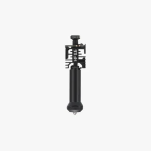 Bambu H2C induction right high flow hotend with 0.6mm hardened steel nozzle front view for high speed 3D printing