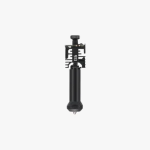Bambu H2C induction right hotend with 0.6mm hardened steel nozzle front view for durable multi material 3D printing