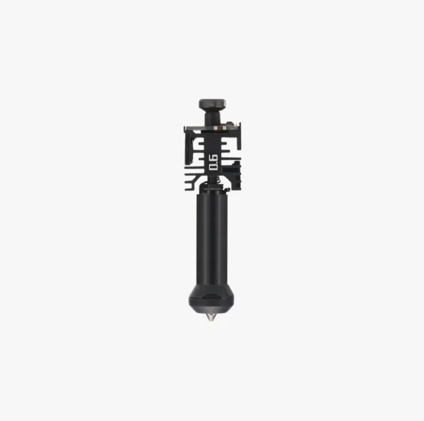 Bambu H2C Induction Right Hotend 0.6mm Hardened Steel Nozzle Bambu H2C induction right hotend with 0.6mm hardened steel nozzle front view for durable multi material 3D printing