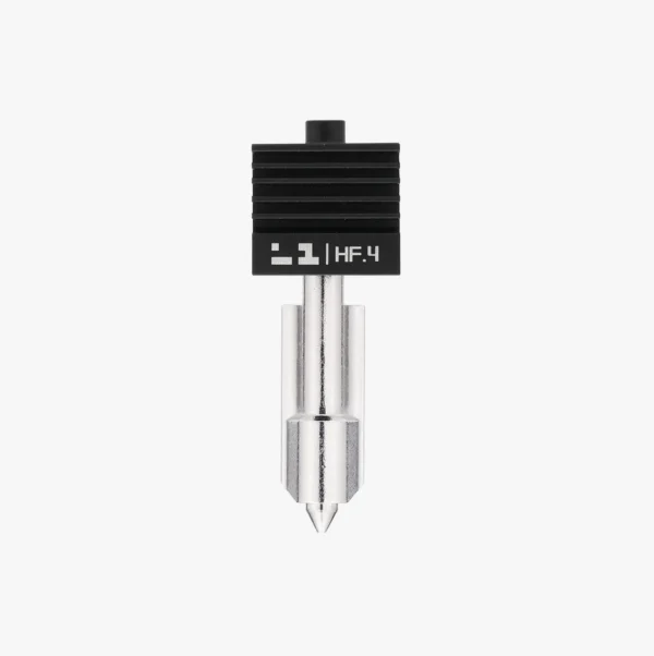 Bambu Lab high flow hotend with 0.4mm hardened steel nozzle front view for H2D H2S P2S