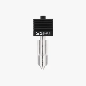 Bambu Lab high flow hotend with 0.8mm hardened steel nozzle front view for H2D H2S P2S