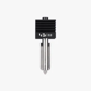 Bambu Lab H2D H2S P2S hotend with 0.8mm hardened steel nozzle front view