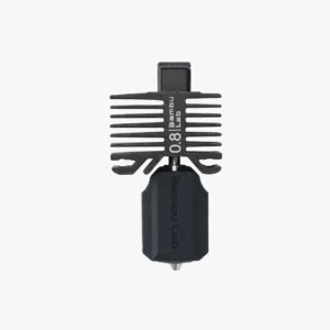 Bambu Lab hotend with 0.8mm hardened steel nozzle front view for P1P P1S X1C