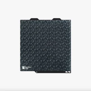 Bambu Lab 3D Effect diamond surface build plate for A1 Mini with geometric textured pattern black flexible plate