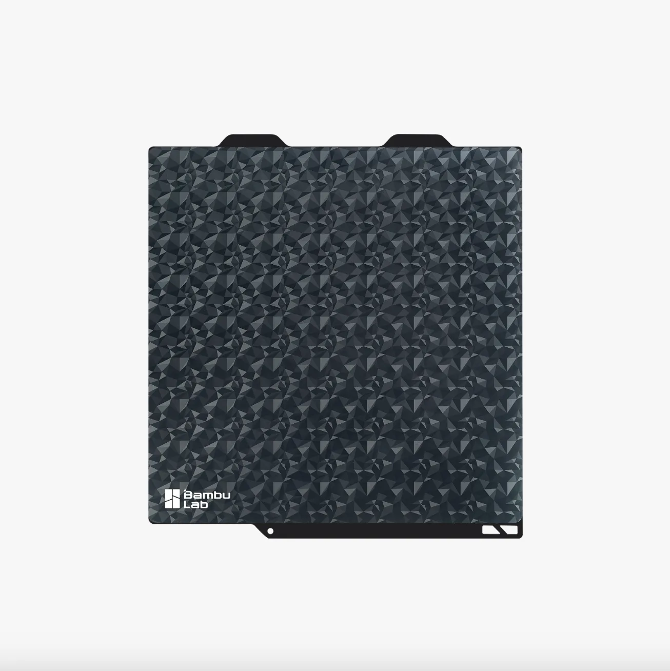 Bambu Lab 3D Effect diamond surface build plate for A1 Mini with geometric textured pattern black flexible plate