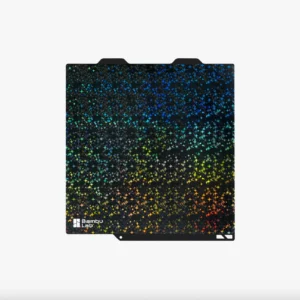Bambu Lab 3D Effect starry surface build plate for A1 Mini with rainbow star pattern textured plate