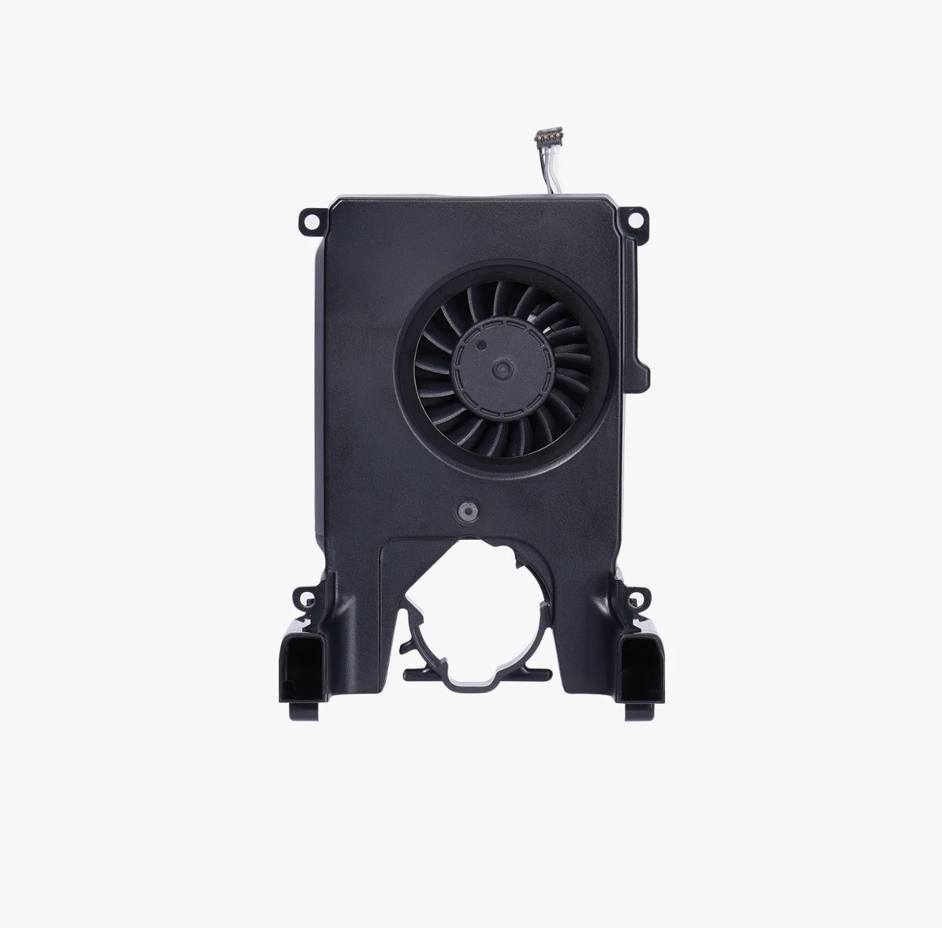 Bambu Lab cooling fan for hotend H2D H2C H2S front view showing circular blower fan inside black housing