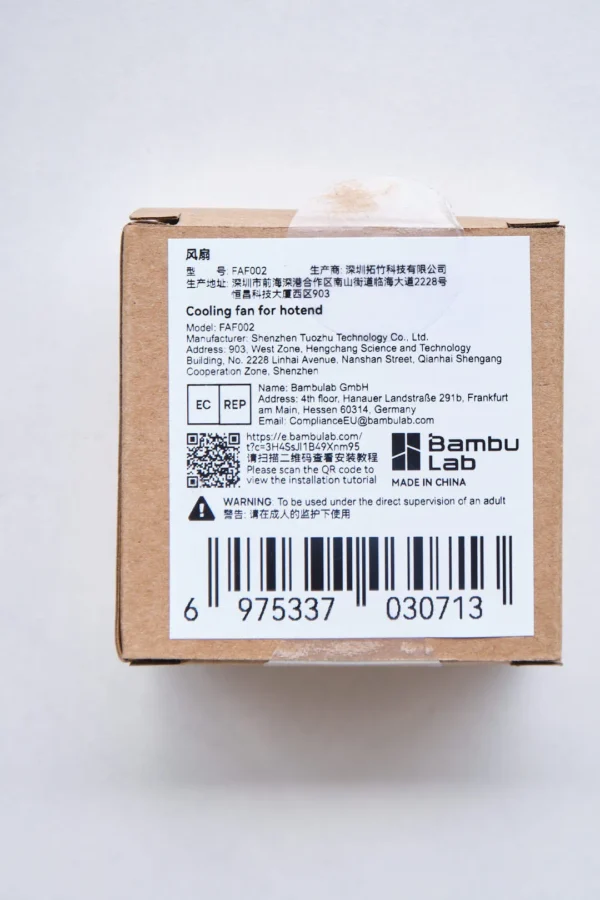 Bambu Lab Cooling Fan for Hotend For X1C - Voxelfuse3d