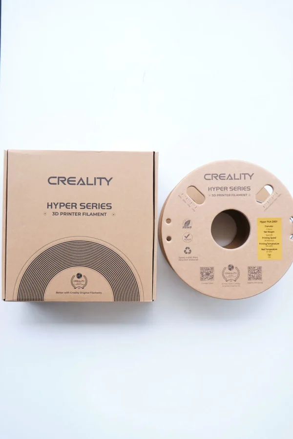 Creality Hyper Series PLA Gray filament 1.75mm 1kg - Voxelfuse3d