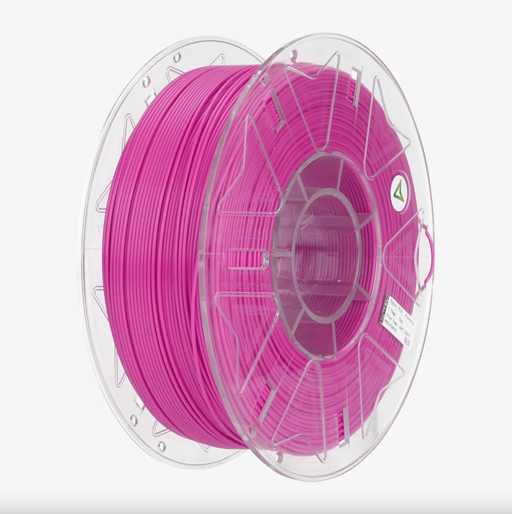 Creality Hyper Series PLA RFID purple filament spool 1.75mm 1kg in angled view