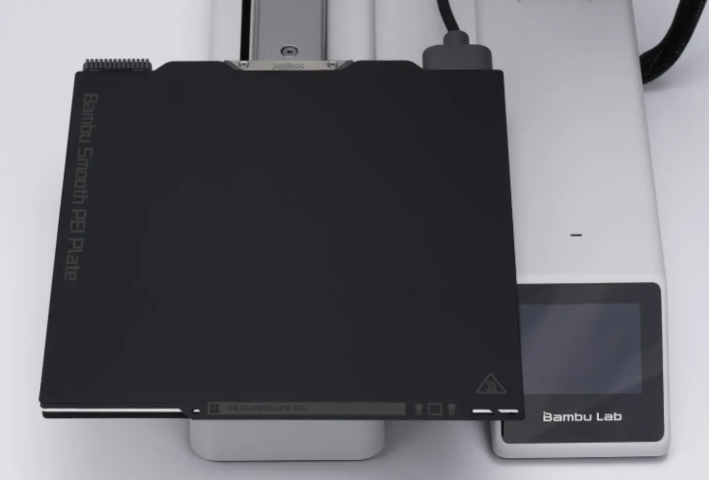 FAP-012 Bambu Dual-Texture PEI Plate for A1 Mini installed on A1 Mini 3D printer build platform