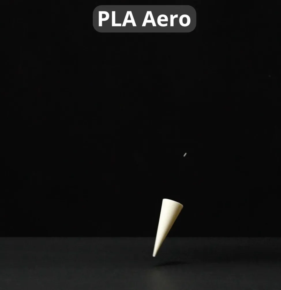 hardness marker test on PLA Aero 3D printed sample with green marker surface comparison