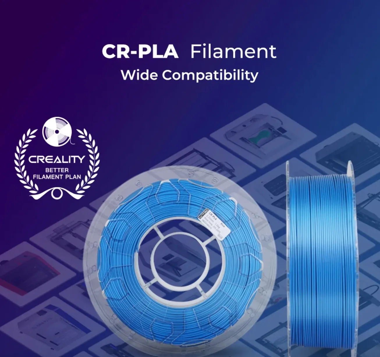 Creality CR PLA filament wide compatibility for FDM 3D printers multiple applications
