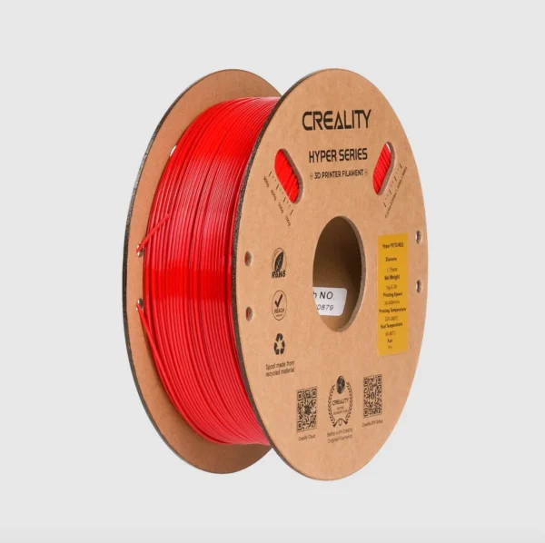 creality-hyper-petg-red-filament-1.75mm-1kg-spool Creality Hyper Series PETG Red filament 1.75mm 1kg spool