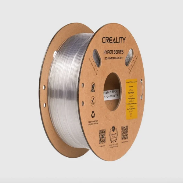 Creality Hyper Series PETG Transparent filament 1.75mm 1kg spool