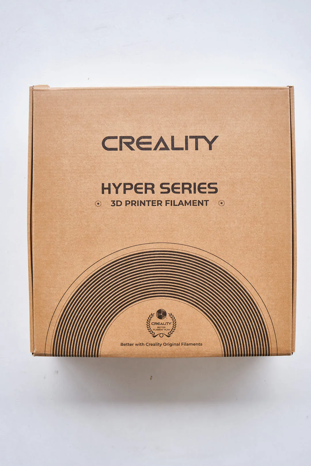 Creality Hyper Series PLA Orange filament 1.75mm 1kg packaging box